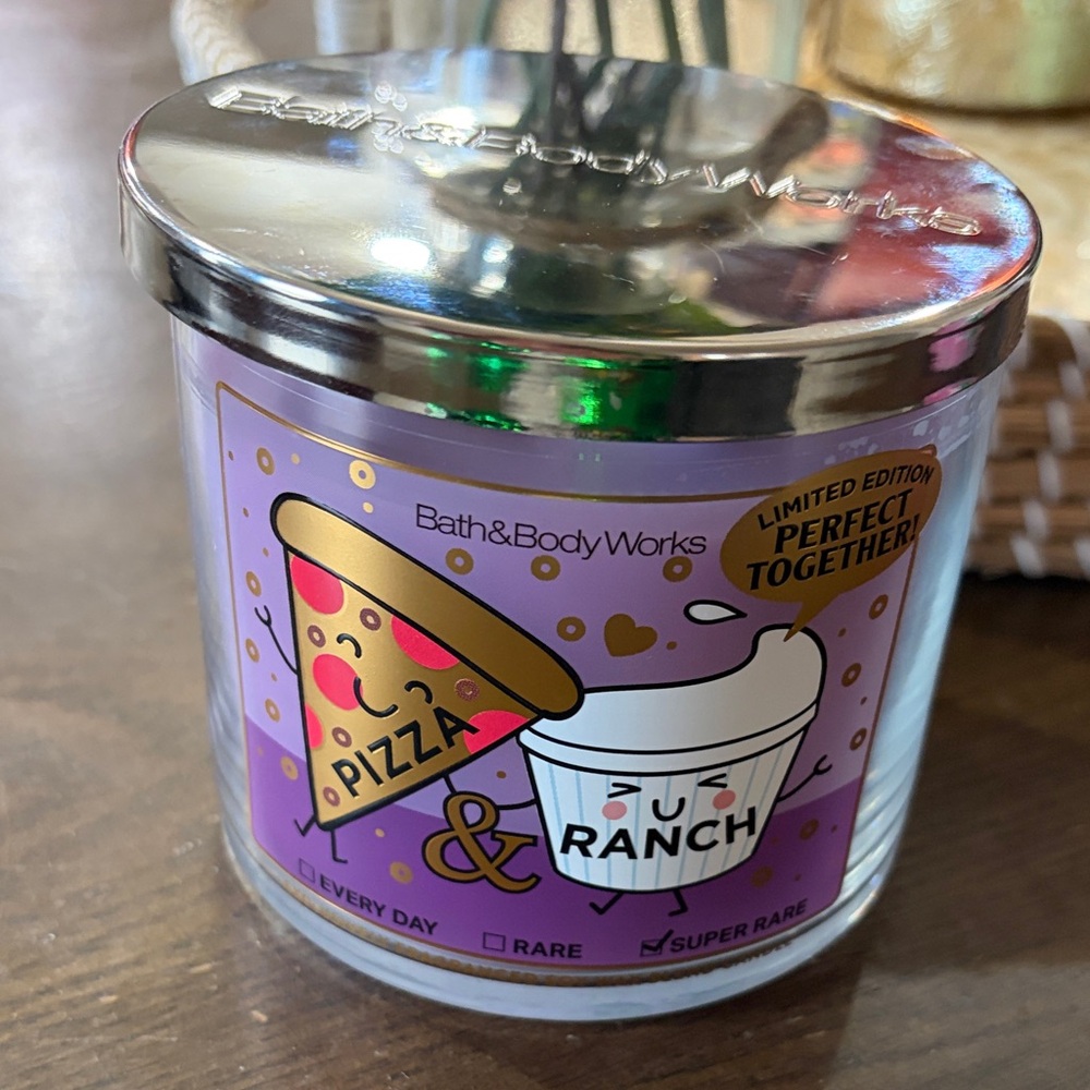 Bath & Body Works Pizza & Ranch Candle – Limited Edition Super Rare 🕯️
